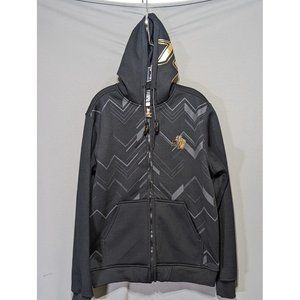 Zipway NBA Men's Houston Rockets Signature Black and Gold Full Zip Hoodie Medium